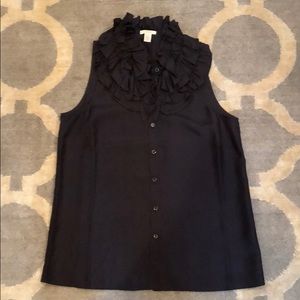J. Crew Sleeveless Deep Eggplant Top